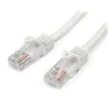 StarTech Cat5e RJ45 Sin Enganche 3m C5e Blanco - Cable Red