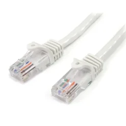 StarTech Cat5e RJ45 Sin Enganche 3m C5e Blanco - Cable Red