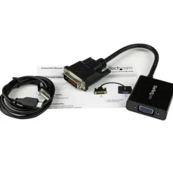Startech Conversor Convertidor Activo Vídeo DVI-D a VGA - Adaptador