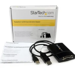 Startech DisplayPort a DVI - Conversor DP++ Activo - Adaptador