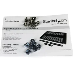 StarTech Estante Bandeja Con Profundidad Ajustable Para Armario Rack de Servidores - Estante