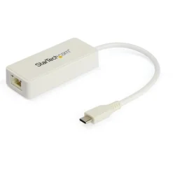 Startech Ethernet USB-C Puerto USB 3.0 Blanco - Adaptador
