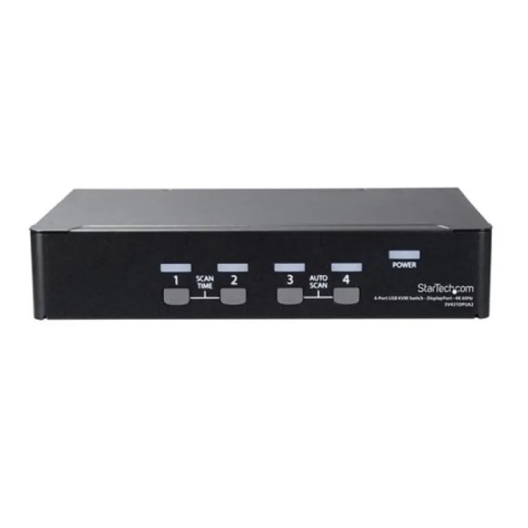Startech KVM 4 Puertos DisplayPort Resolución 4K 60Hz - Switch