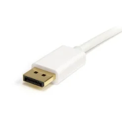 Startech Mini DisplayPort 1.2 Macho a DP Macho 4k 1m Blanco - Cable
