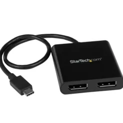 Startech Multiplicador USB-C a DisplayPort de 2 Puertos - Adaptador