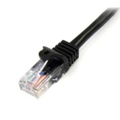 Startech RJ45 Cat.5e UTP Fast Ethernet 3m Negro - Cable Red