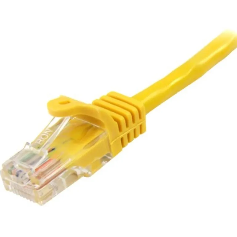 Startech RJ45 Cat.5e UTP Fast Ethernet POE 10m Amarillo - Cable Red