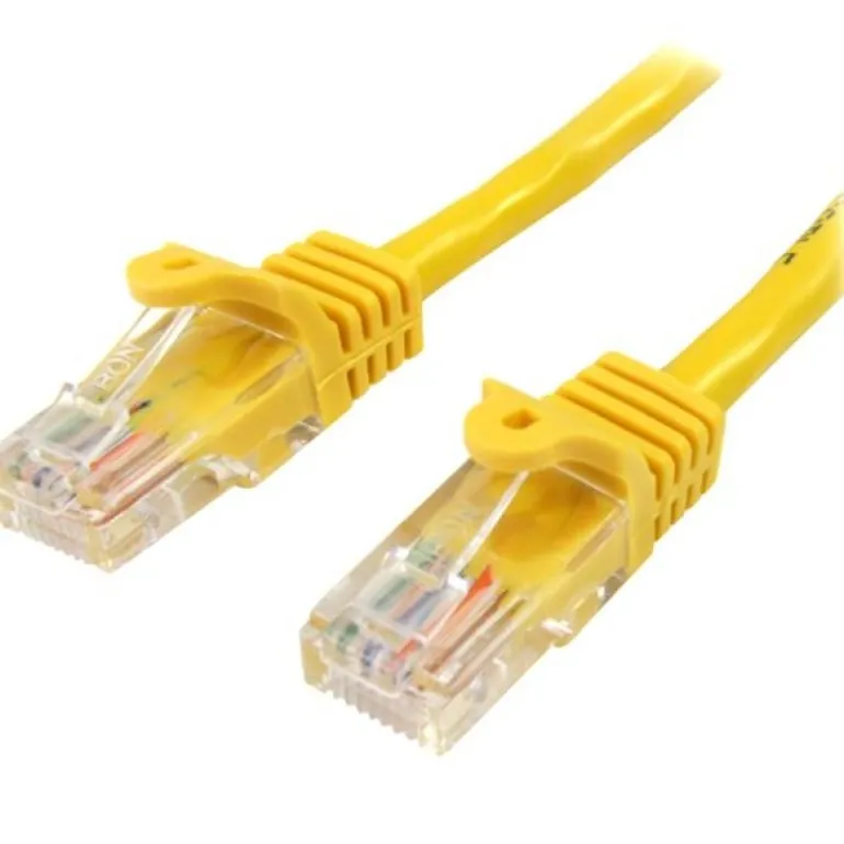 Startech RJ45 Cat.5e UTP Fast Ethernet POE 10m Amarillo - Cable Red
