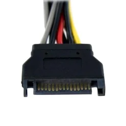 Startech SATA Macho a 2x SATA Hembra Negro - Cable Adaptador