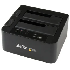 StarTech SDOCK2U33RE 2.5"-3.5" SATA/USB 3.0 Negra - Dock