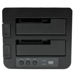 StarTech SDOCK2U33RE 2.5"-3.5" SATA/USB 3.0 Negra - Dock