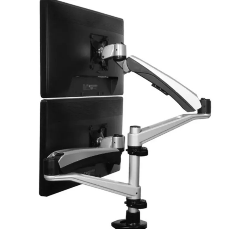StarTech Soporte Para Dos Monitores Con Brazos Móviles / Apilable - Soporte Monitor