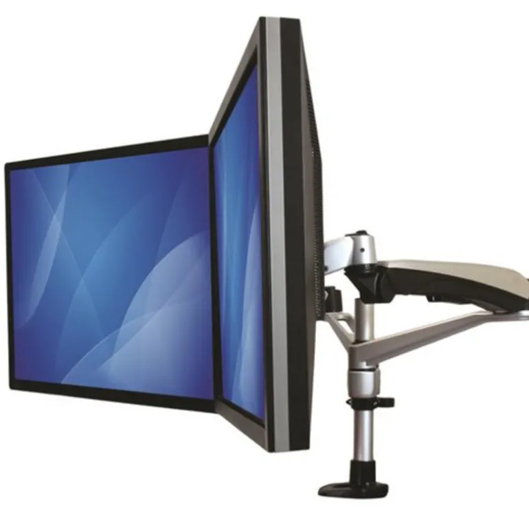 StarTech Soporte Para Dos Monitores Con Brazos Móviles / Apilable - Soporte Monitor