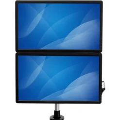 StarTech Soporte Para Dos Monitores Con Brazos Móviles / Apilable - Soporte Monitor