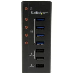StarTech ST4300U3C3 USB 3.0 4 Puertos Con 3 Puertos de Carga - Hub