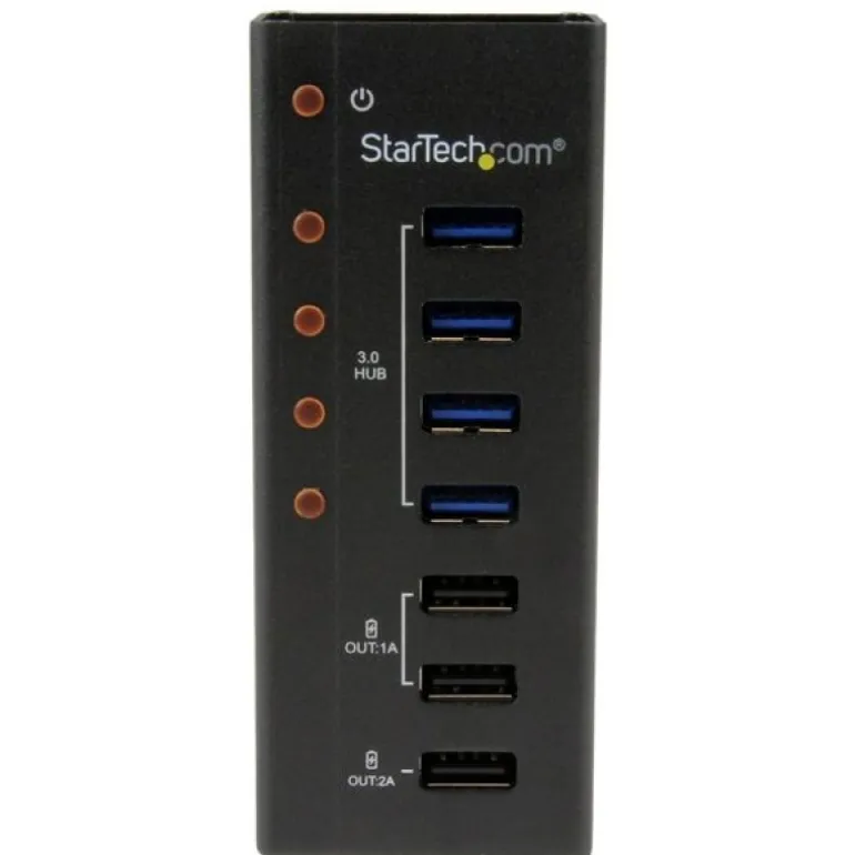StarTech ST4300U3C3 USB 3.0 4 Puertos Con 3 Puertos de Carga - Hub