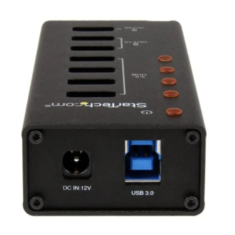 StarTech ST4300U3C3 USB 3.0 4 Puertos Con 3 Puertos de Carga - Hub