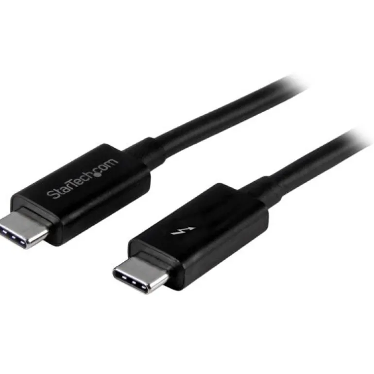 Startech Thunderbolt 3 USB-C 2x 1m Negro - Cable