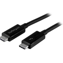 StarTech Thunderbolt 3 USB-C 2x 2m Negro - Cable