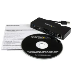 StarTech USB 3.0 Con HDMI o VGA - Dock Station