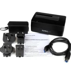 Startech USB 3.1 Gen2 con UAS 1 Bahía Para Disco Duro o SSD SATA de 2,52 o 3,5" - Dock
