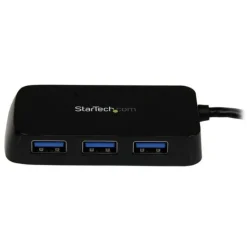StarTech USB 3.0 Super Speed 4 Puertos Negro - Hub