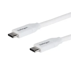 Startech USB-C a USB-C 2m Blanco - Cable USB