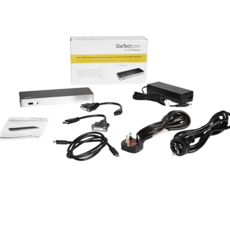 Startech USB-C Con MST Para Monitores Duales 5 Puertos USB 3.0 - Dock Station