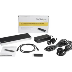 Startech USB-C Para Tres Monitores 4K Con 5x Puertos USB 3.0 - Dock Station