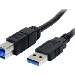 StarTech USB3SAB3MBK USB 3.0 Super Speed A Macho/B Macho 3m Negro - Cable USB