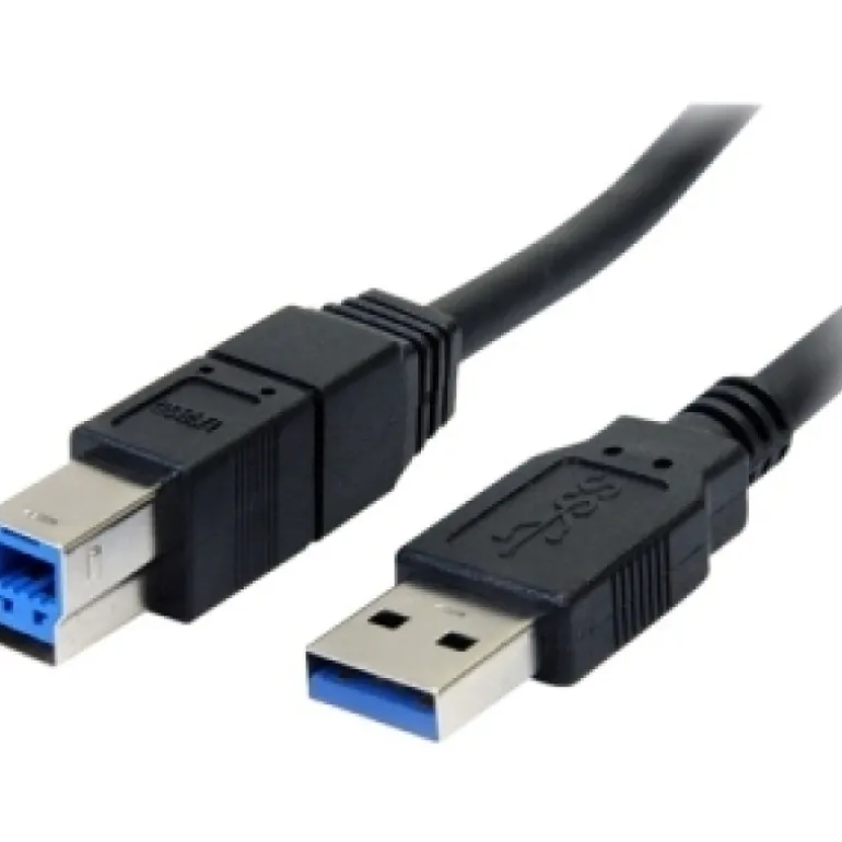 StarTech USB3SAB3MBK USB 3.0 Super Speed A Macho/B Macho 3m Negro - Cable USB