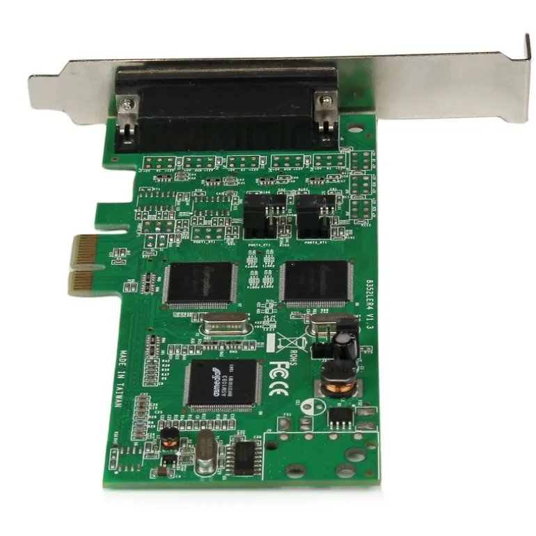 StarTech.com Adaptadora PCI Express PCIe 4 Puertos Serie - Tarjeta Adaptadora