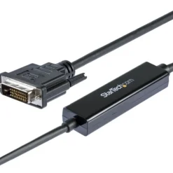 StarTech.com Cable USB-C a DVI 1920 x 1200 1m Negro - Adaptador