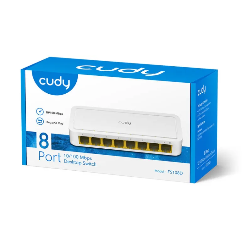 Switch Cudy FS108D Hub 8 Puertos