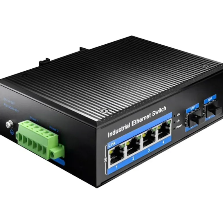 Switch Cudy IG1004S2P Industrial 4 Puertos Gigabit PoE/2x SFP