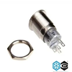 Switch DimasTech 19mm - LED Verde