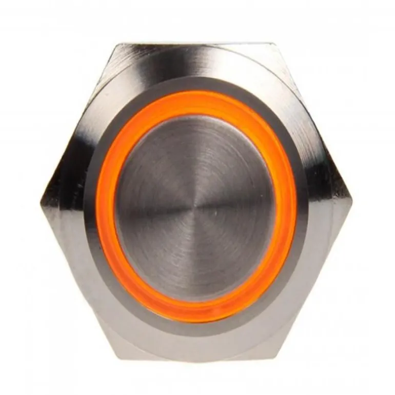 Switch DimasTech 19mm - LED Naranja