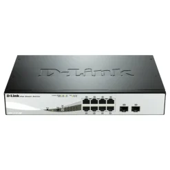 Switch D-Link DGS-1210-08P 8p GBit PoE 64W +2xSFP