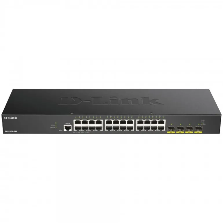 Switch D-Link DGS-1250-28X Gestionado 24 Puertos Gigabit + 4 Puertos 10G SFP+