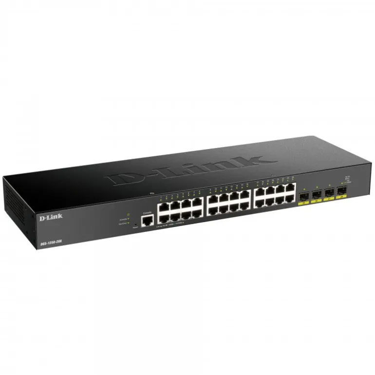 Switch D-Link DGS-1250-28X Gestionado 24 Puertos Gigabit + 4 Puertos 10G SFP+