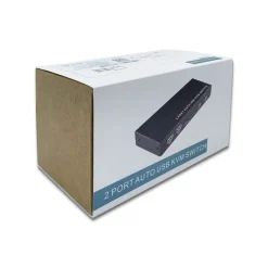 Switch KVM Aisens A111-0400 KVM HDMI 4K@60HZ USB 1U-2PC Negro