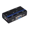 Switch KVM Aisens A111-0064 KVM VGA USB 1U-2PC+Cable Negro