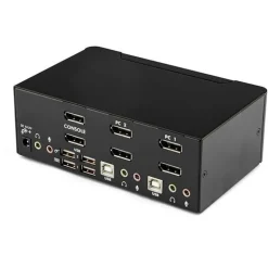 Switch KVM Switch Conmutador KVM de 2 Puertos DisplayPort 4K 60Hz