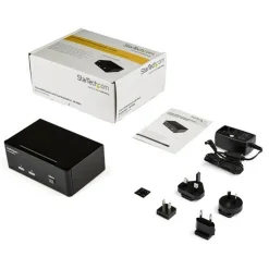 Switch KVM Switch Conmutador KVM de 2 Puertos DisplayPort 4K 60Hz