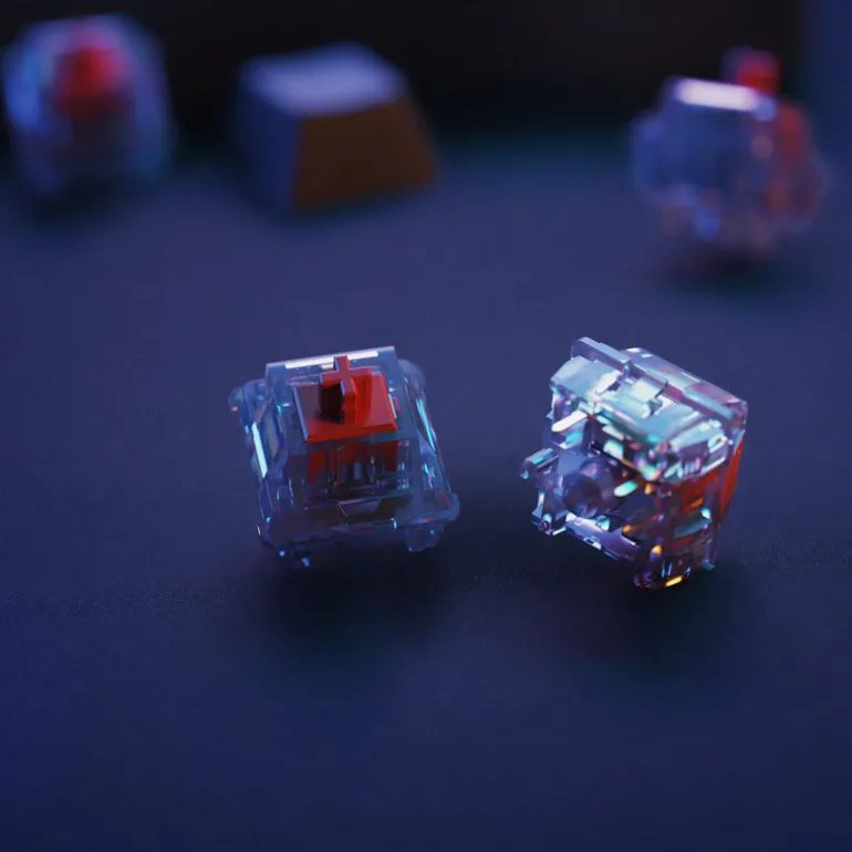 Switch Mecánico Glorious PC Gaming Race Pack 120 Fox Switches Forge Prelubricados