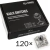 Switch Mecánico Glorious PC Gaming Race Pack 120 Switches Kailh Speed Silver