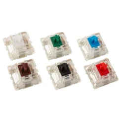 Switch Mecánico Glorious PC Gaming Race Pack 120 Switches Gateron MX Black
