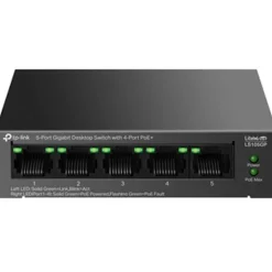 Switch TP-Link LiteWave LS105GP De Sobremesa 5 Puertos Con 4 PoE+