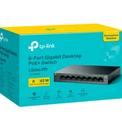 Switch TP-Link LS108GP De Sobremesa 8 Puertos Con PoE+