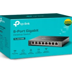 Switch TP-Link TL-SG108S De Escritorio 8 Puertos